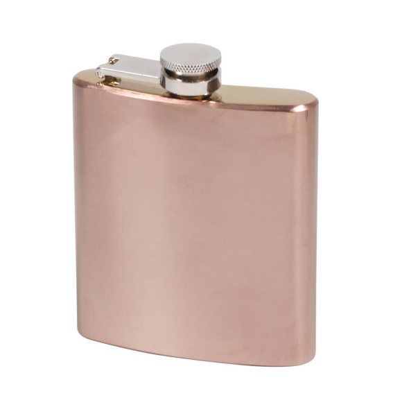 Flachmann "Rosegold poliert" 180ml